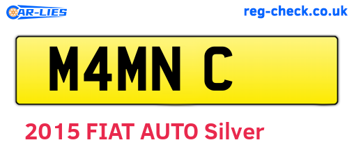 M4MNC are the vehicle registration plates.