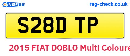 S28DTP are the vehicle registration plates.