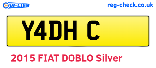 Y4DHC are the vehicle registration plates.