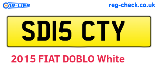 SD15CTY are the vehicle registration plates.