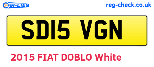 SD15VGN are the vehicle registration plates.