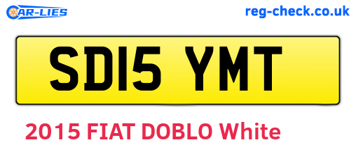 SD15YMT are the vehicle registration plates.