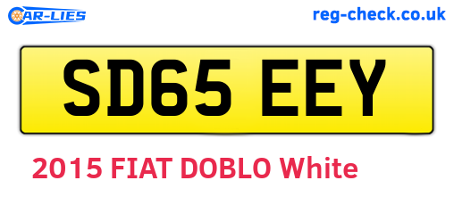 SD65EEY are the vehicle registration plates.