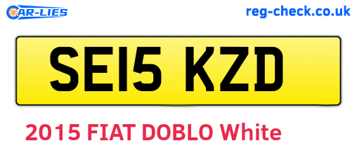 SE15KZD are the vehicle registration plates.