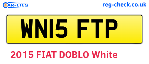 WN15FTP are the vehicle registration plates.