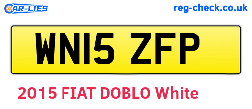 WN15ZFP are the vehicle registration plates.