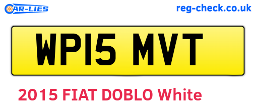 WP15MVT are the vehicle registration plates.