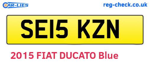 SE15KZN are the vehicle registration plates.
