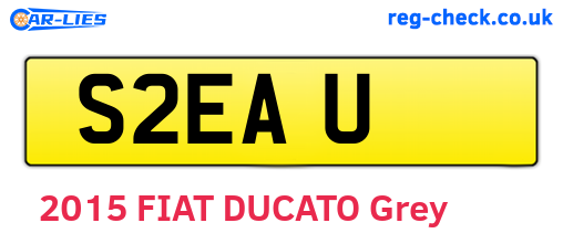 S2EAU are the vehicle registration plates.