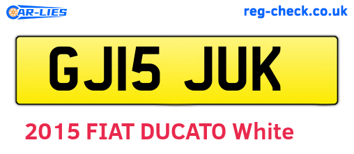 GJ15JUK are the vehicle registration plates.