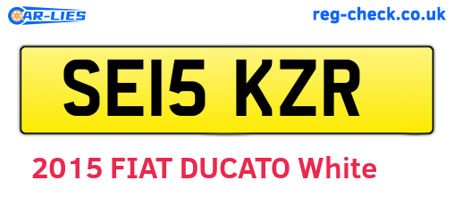 SE15KZR are the vehicle registration plates.
