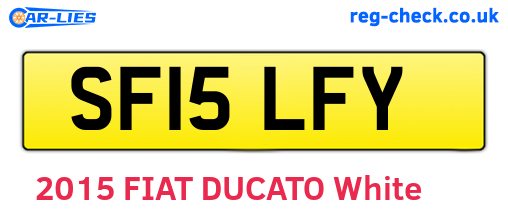 SF15LFY are the vehicle registration plates.