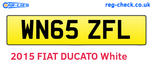WN65ZFL are the vehicle registration plates.
