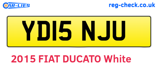 YD15NJU are the vehicle registration plates.