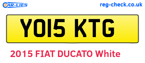 YO15KTG are the vehicle registration plates.