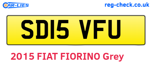 SD15VFU are the vehicle registration plates.
