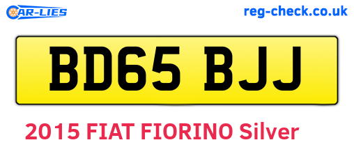 BD65BJJ are the vehicle registration plates.