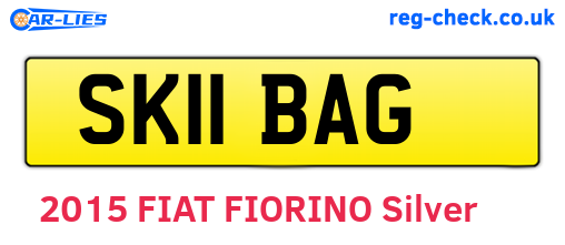 SK11BAG are the vehicle registration plates.