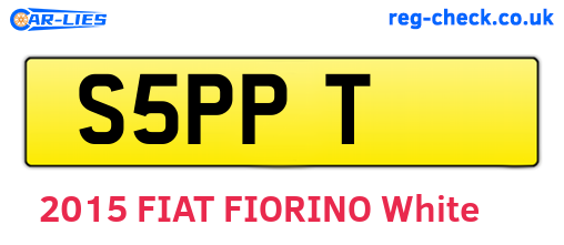 S5PPT are the vehicle registration plates.
