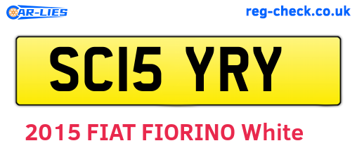 SC15YRY are the vehicle registration plates.