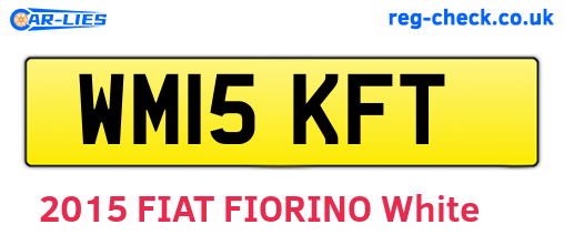 WM15KFT are the vehicle registration plates.