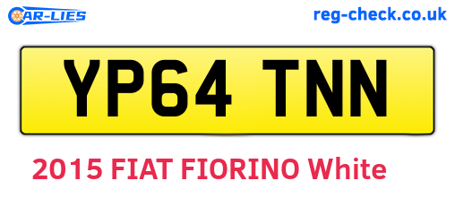 YP64TNN are the vehicle registration plates.