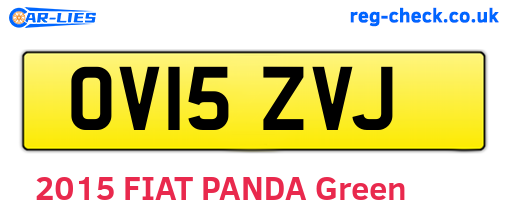OV15ZVJ are the vehicle registration plates.