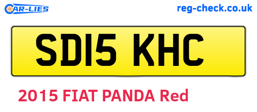 SD15KHC are the vehicle registration plates.
