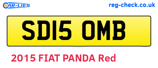 SD15OMB are the vehicle registration plates.