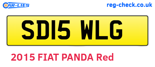 SD15WLG are the vehicle registration plates.