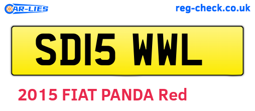 SD15WWL are the vehicle registration plates.