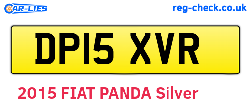 DP15XVR are the vehicle registration plates.