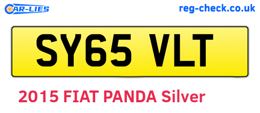SY65VLT are the vehicle registration plates.