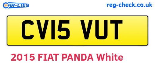 CV15VUT are the vehicle registration plates.
