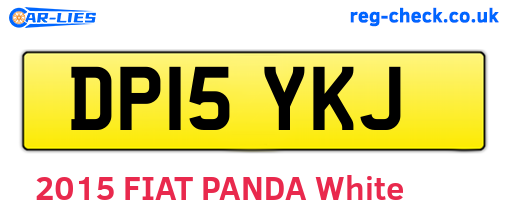 DP15YKJ are the vehicle registration plates.