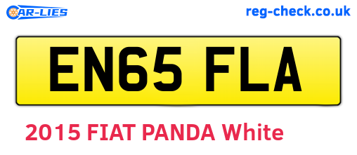EN65FLA are the vehicle registration plates.