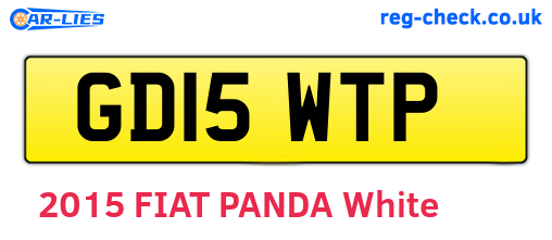 GD15WTP are the vehicle registration plates.