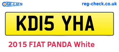 KD15YHA are the vehicle registration plates.