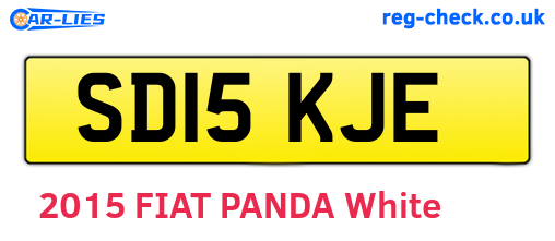 SD15KJE are the vehicle registration plates.