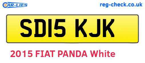 SD15KJK are the vehicle registration plates.