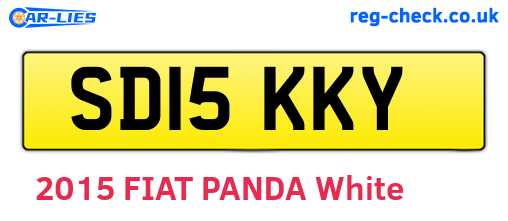 SD15KKY are the vehicle registration plates.