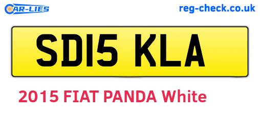 SD15KLA are the vehicle registration plates.