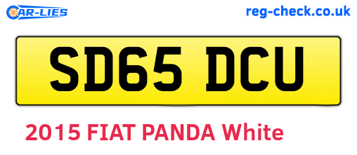 SD65DCU are the vehicle registration plates.