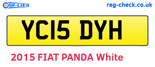 YC15DYH are the vehicle registration plates.