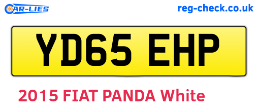 YD65EHP are the vehicle registration plates.