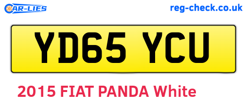 YD65YCU are the vehicle registration plates.