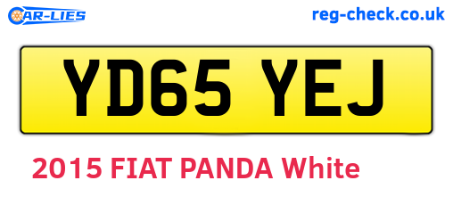 YD65YEJ are the vehicle registration plates.