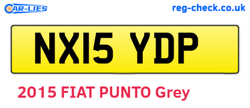 NX15YDP are the vehicle registration plates.