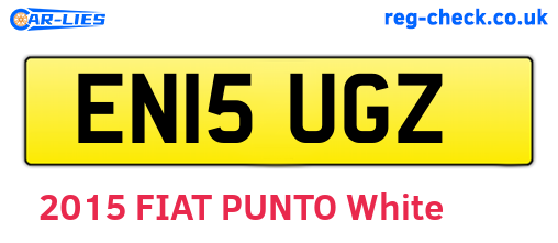 EN15UGZ are the vehicle registration plates.