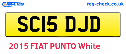 SC15DJD are the vehicle registration plates.